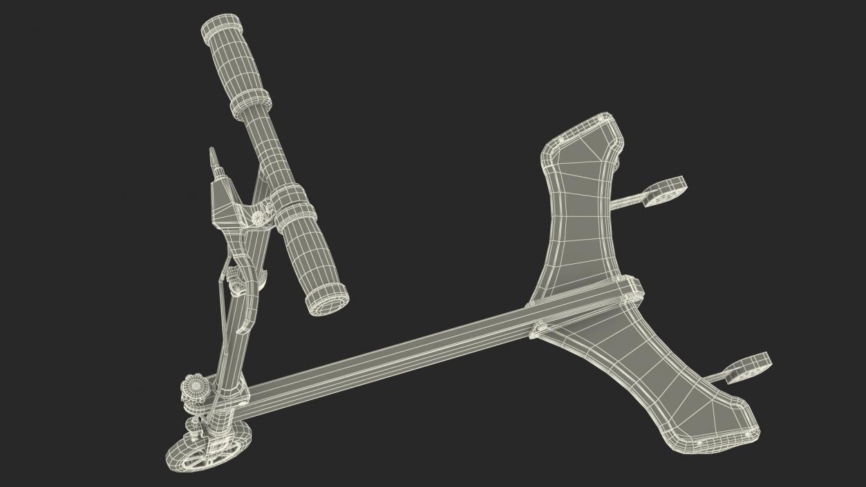 Razor PowerWing DLX Scooter Rigged 3D model