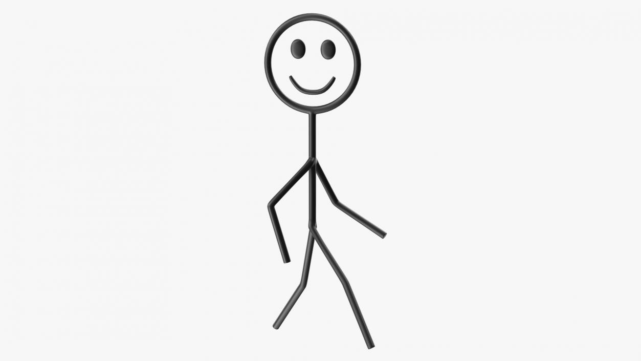 Cartoon Stickman Collection 3D