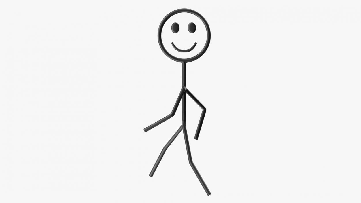 Cartoon Stickman Collection 3D