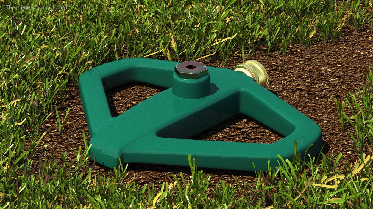 3D model Metal Sprinkler Sled Base