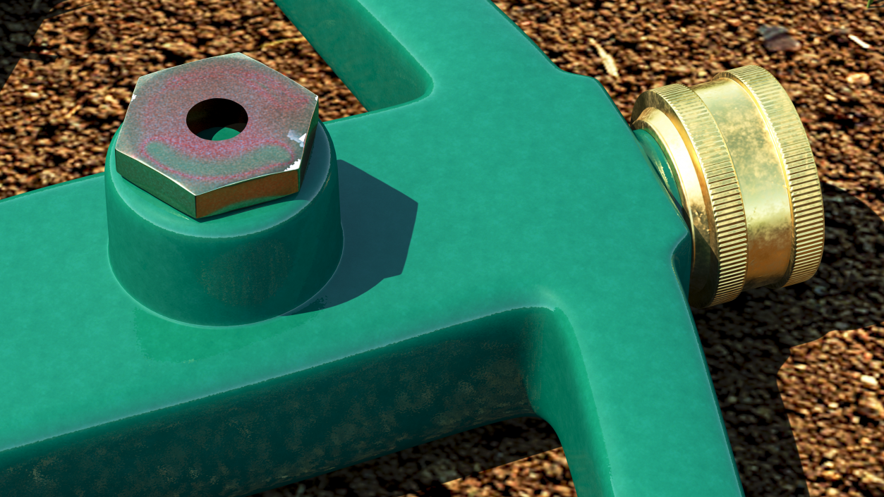 3D model Metal Sprinkler Sled Base