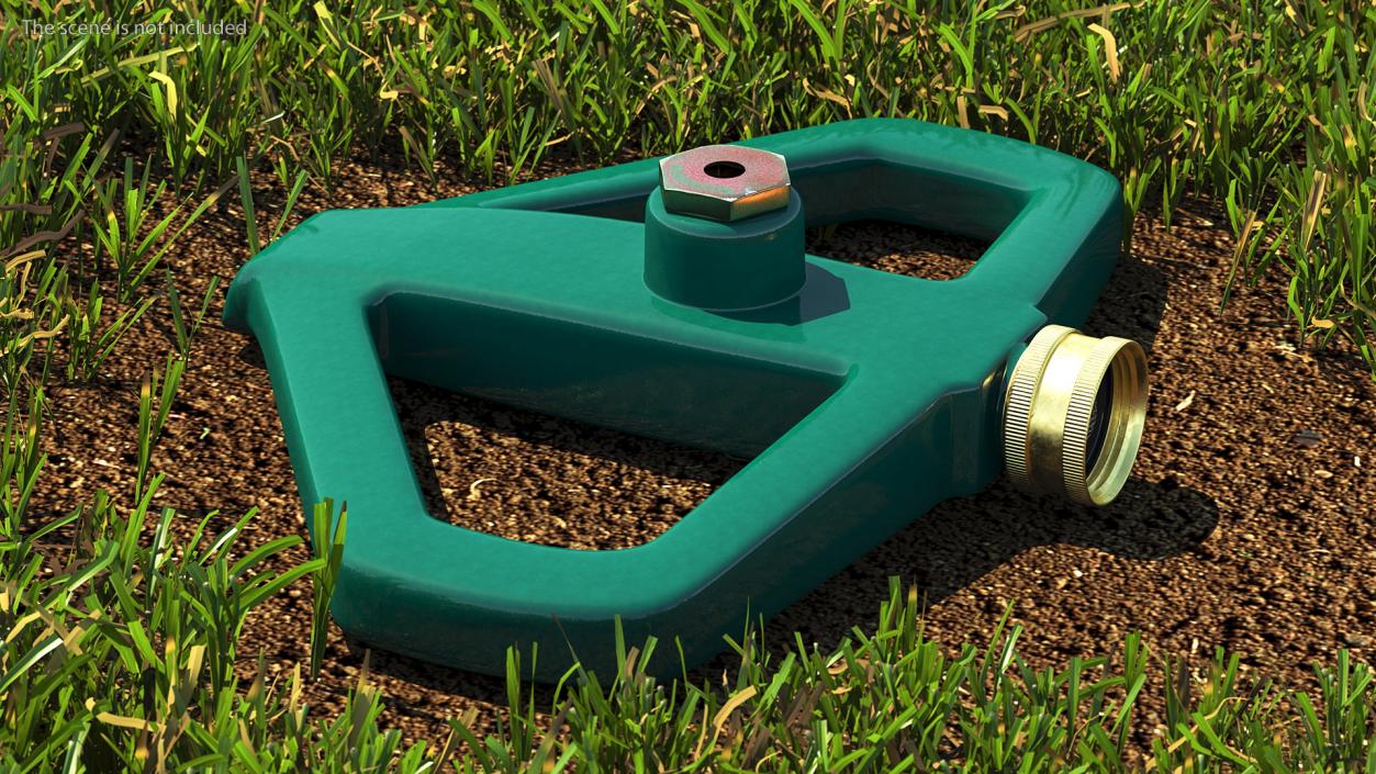 3D model Metal Sprinkler Sled Base