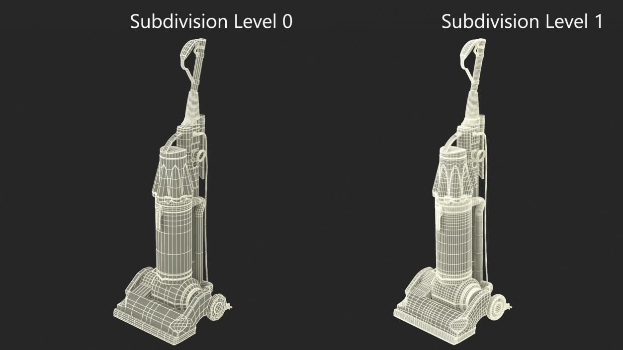 Upright Vacuum Cleaner 2 3D model