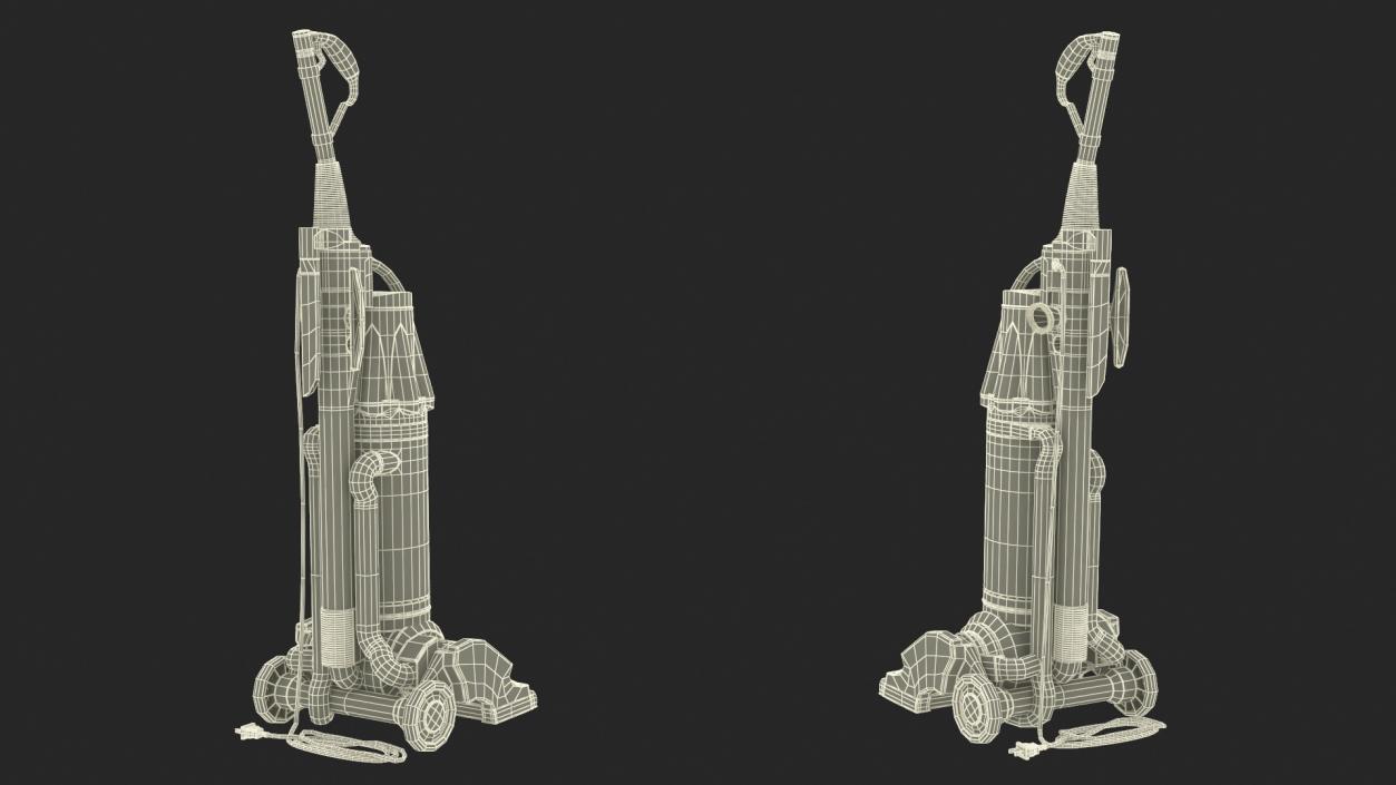 Upright Vacuum Cleaner 2 3D model