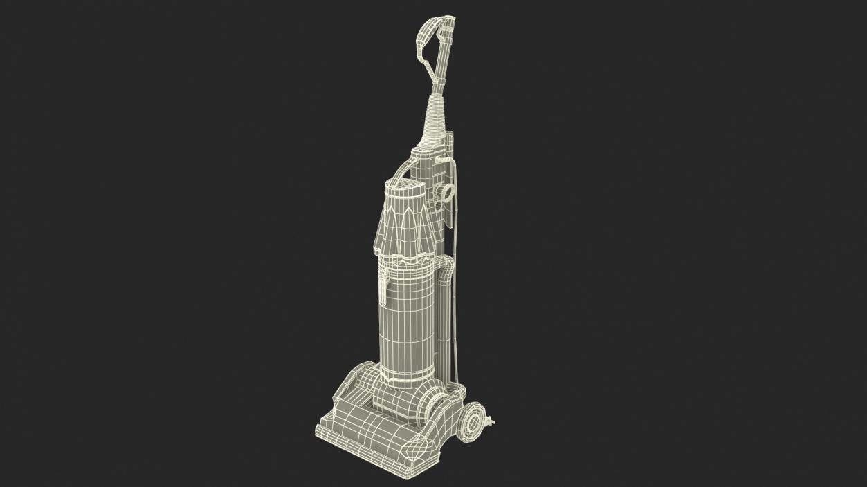 Upright Vacuum Cleaner 2 3D model