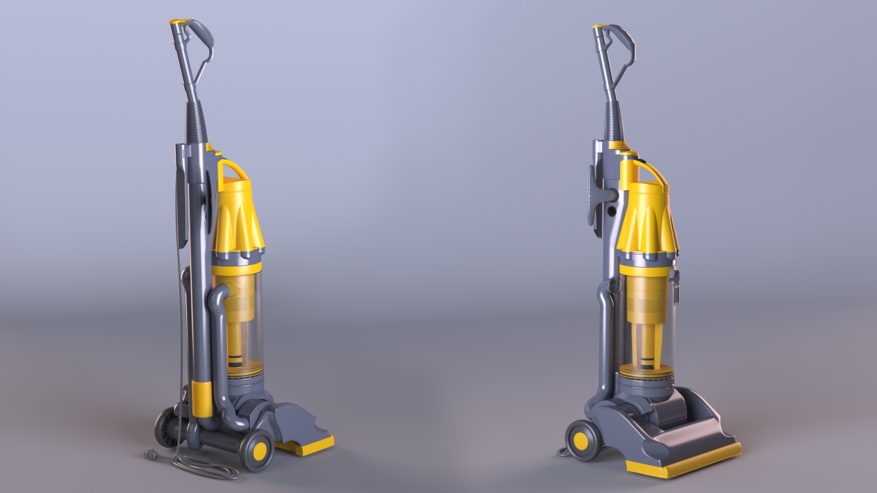 Upright Vacuum Cleaner 2 3D model