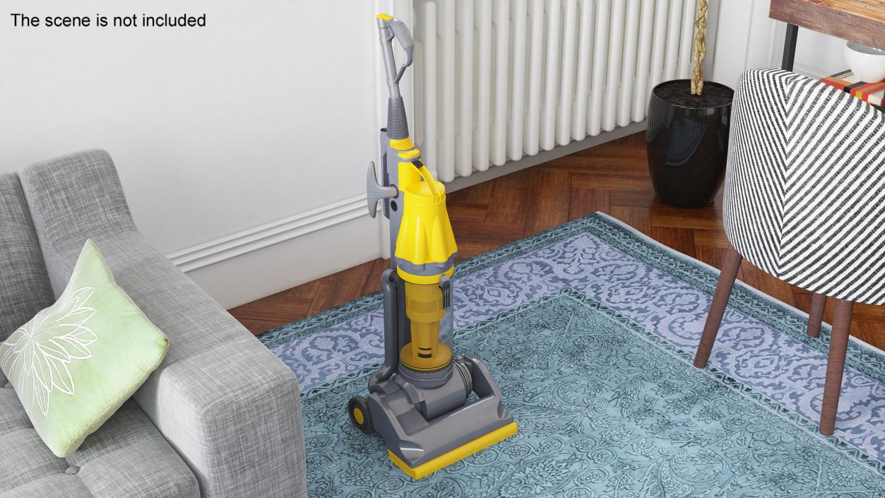 Upright Vacuum Cleaner 2 3D model