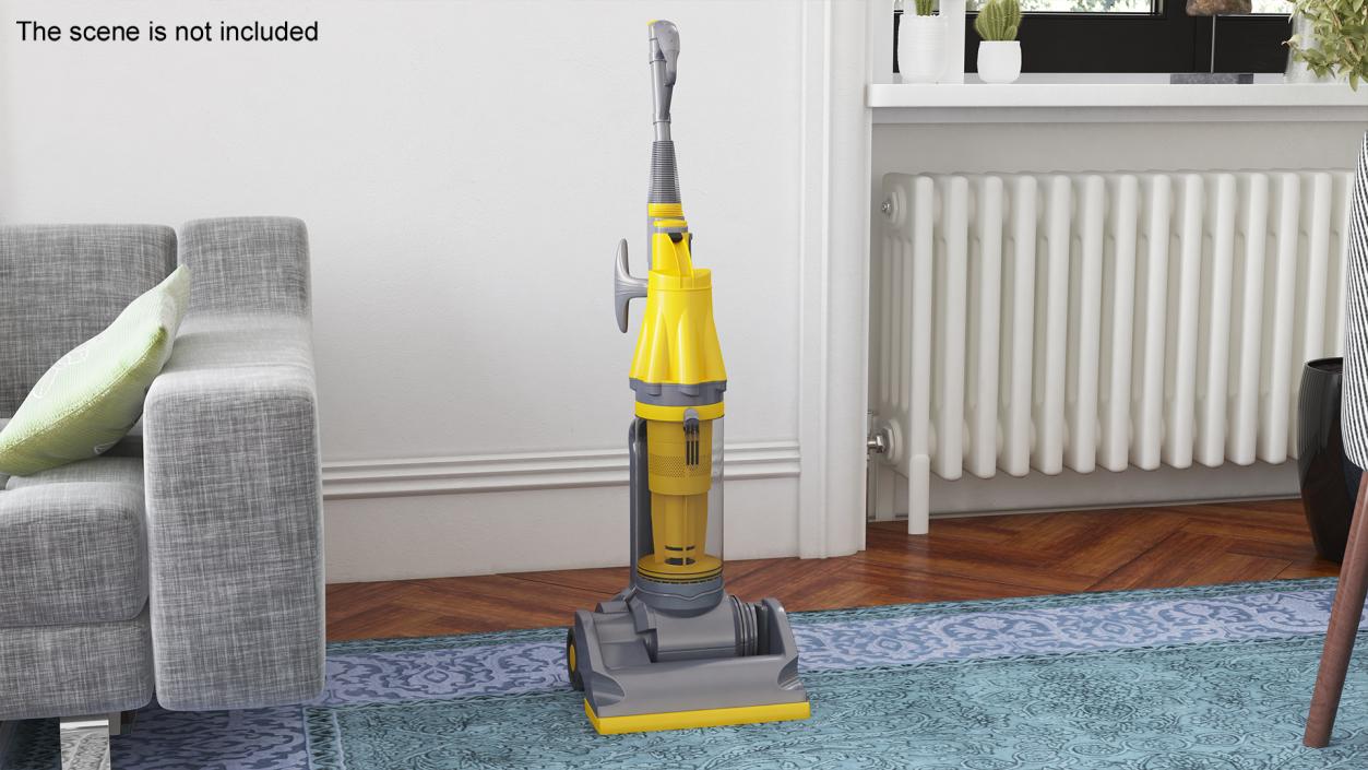 Upright Vacuum Cleaner 2 3D model