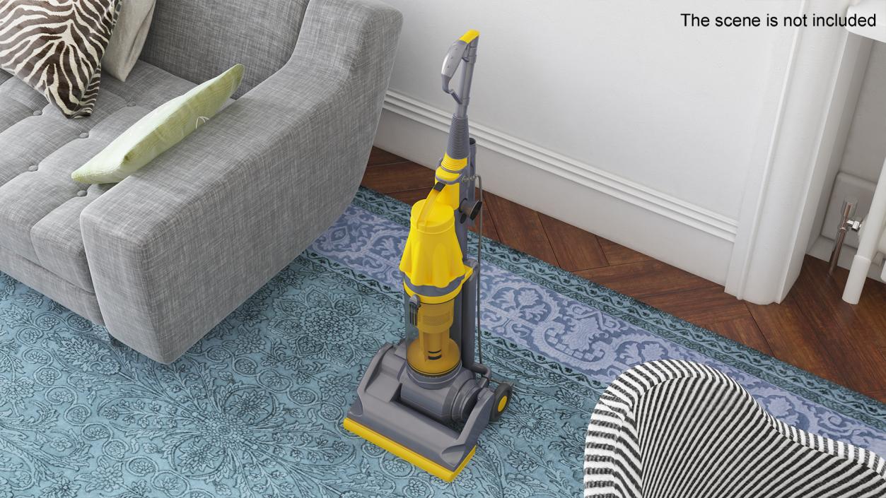 Upright Vacuum Cleaner 2 3D model