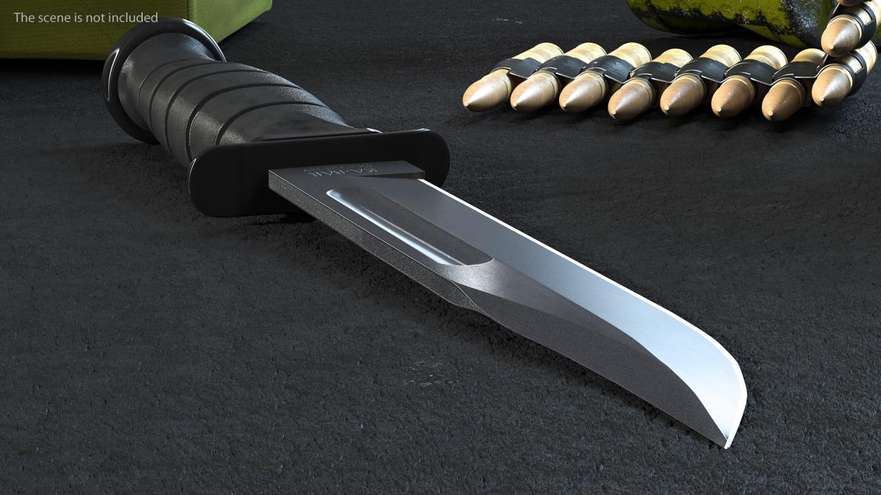 Knives with Sheath Collection 3D model