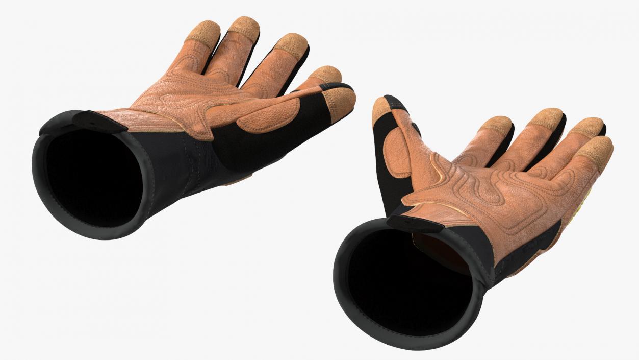 Work Gloves Collection 4 3D model