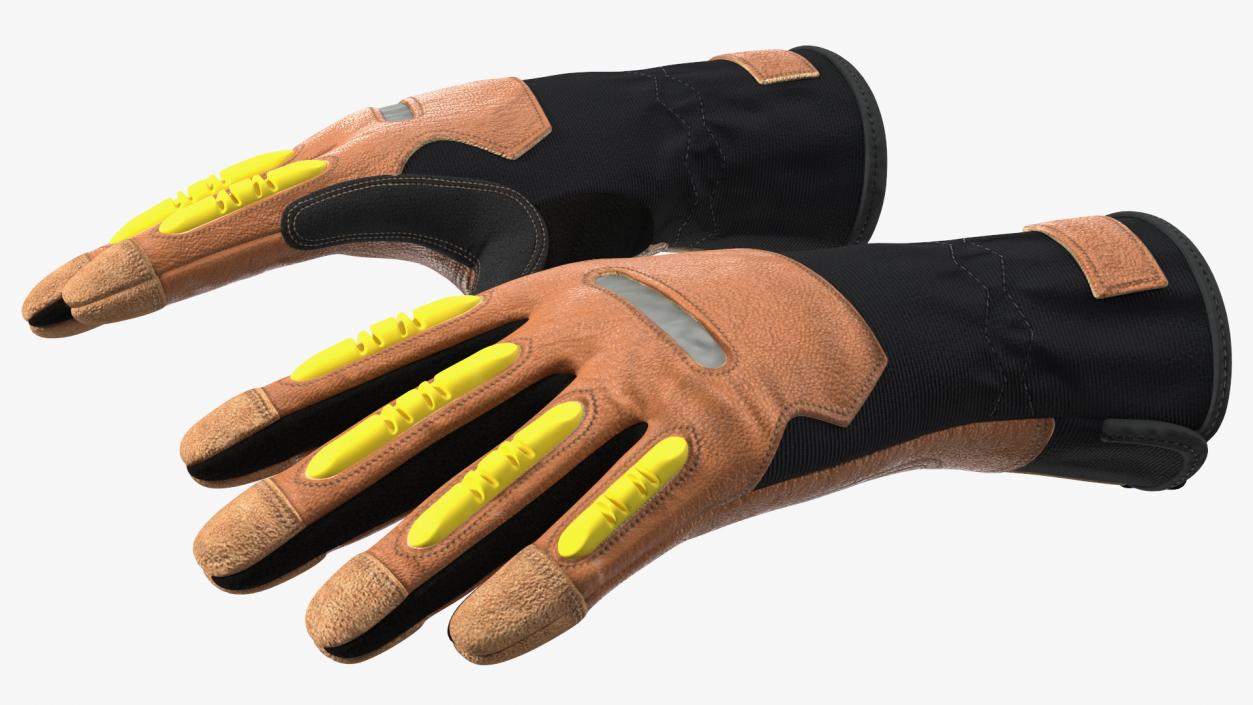 Work Gloves Collection 4 3D model