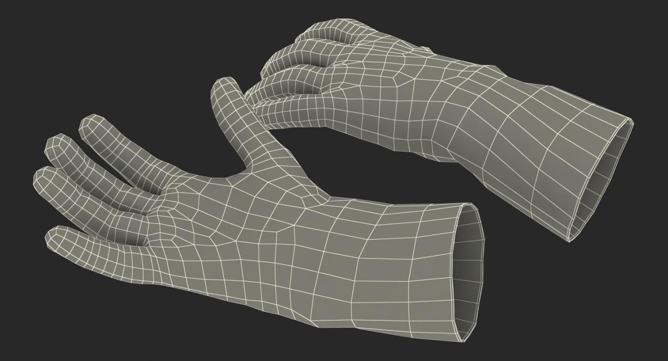 Work Gloves Collection 4 3D model