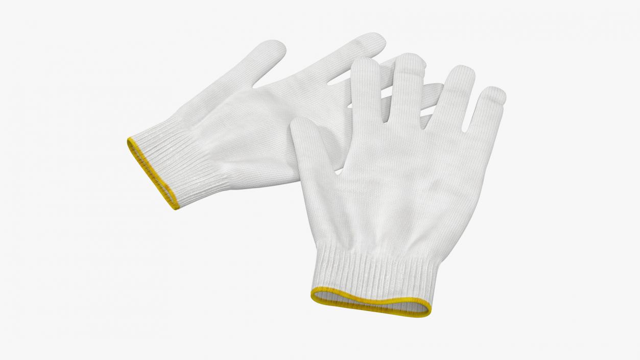 Work Gloves Collection 4 3D model