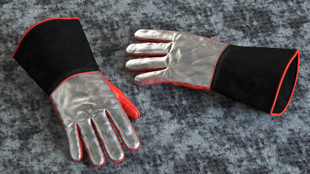 Work Gloves Collection 4 3D model