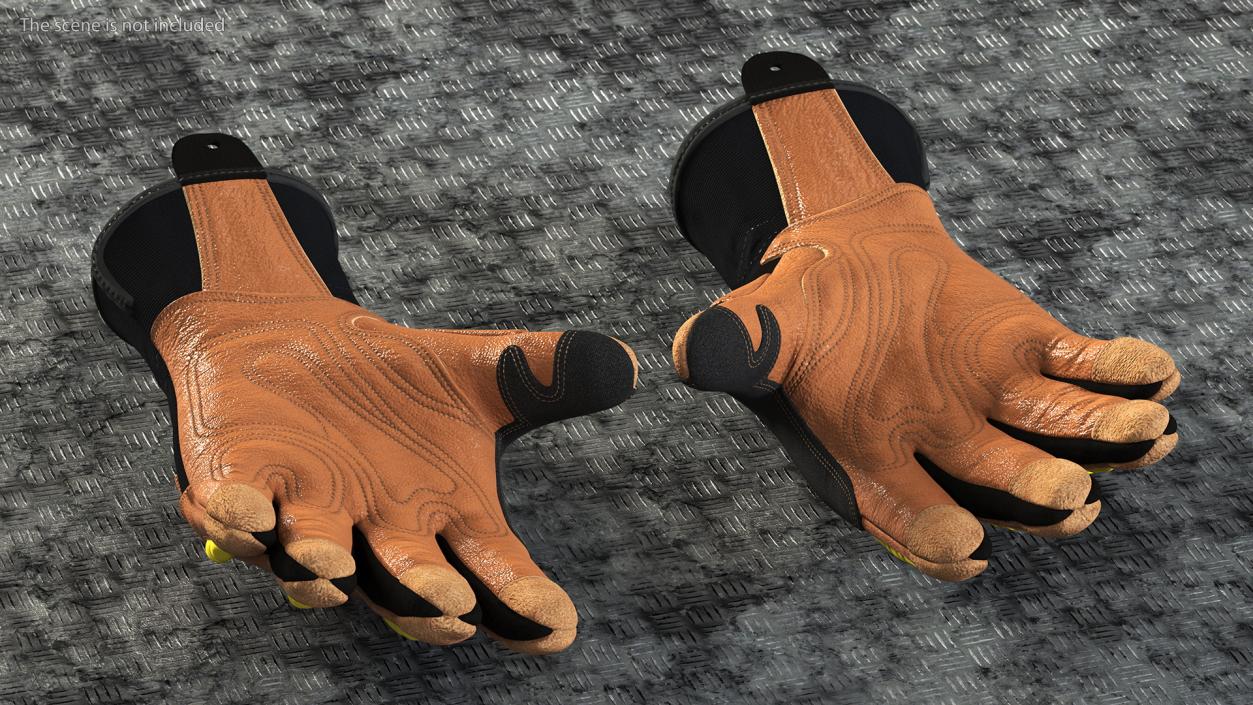 Work Gloves Collection 4 3D model