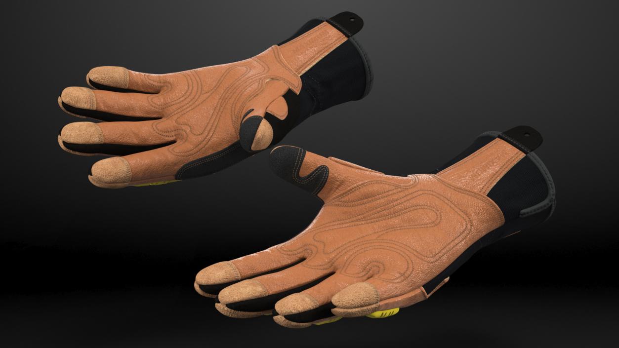 Work Gloves Collection 4 3D model