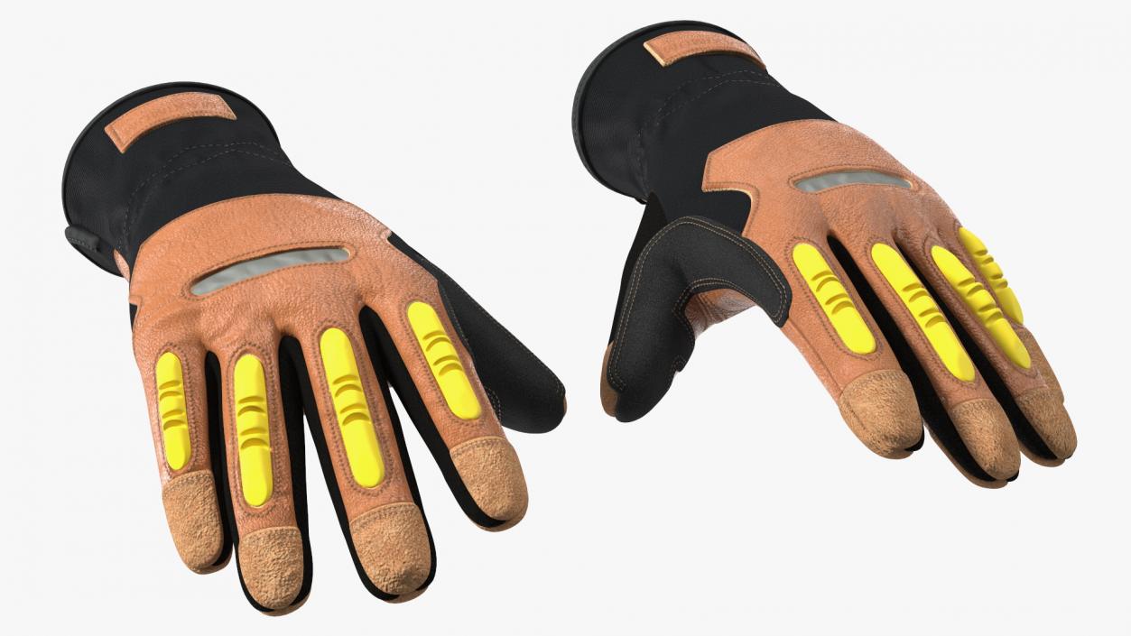 Work Gloves Collection 4 3D model