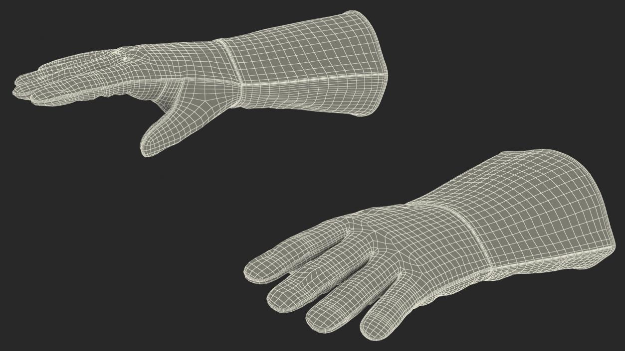 Work Gloves Collection 4 3D model