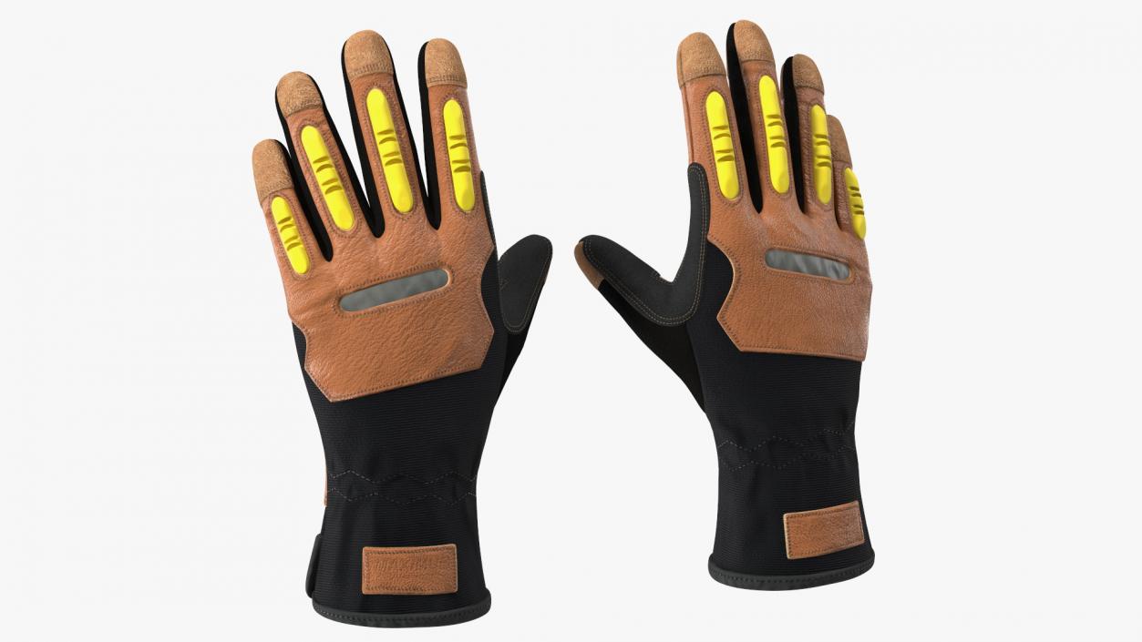 Work Gloves Collection 4 3D model