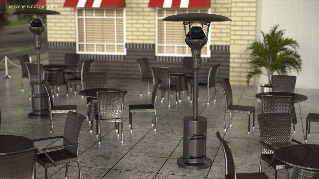 Patio Heaters Collection 3D model