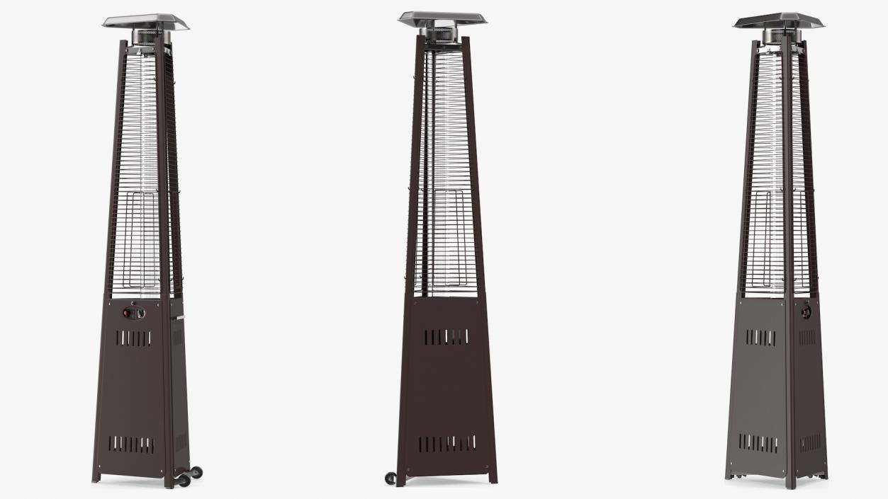 Patio Heaters Collection 3D model