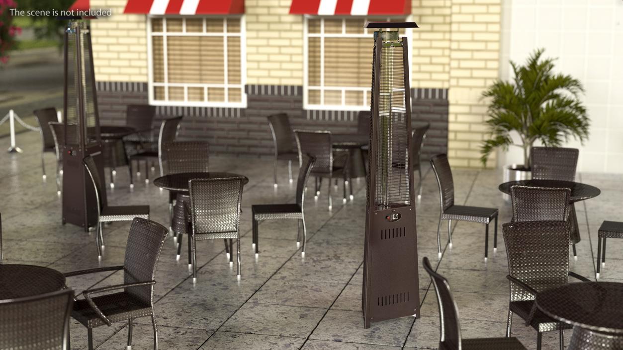 Patio Heaters Collection 3D model