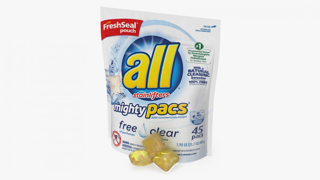 3D All Laundry Detergent Pods