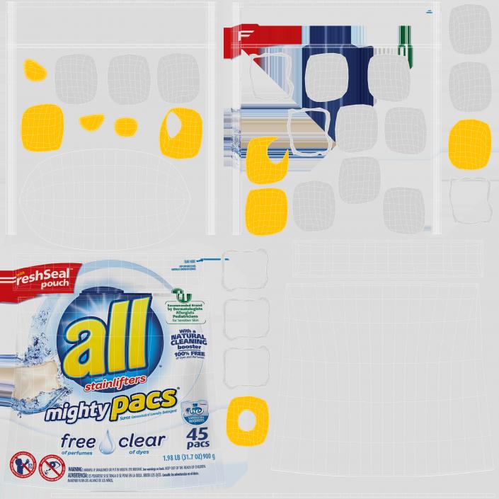 3D All Laundry Detergent Pods