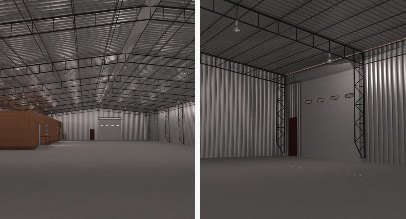 Warehouse and Hangars Collection 3D