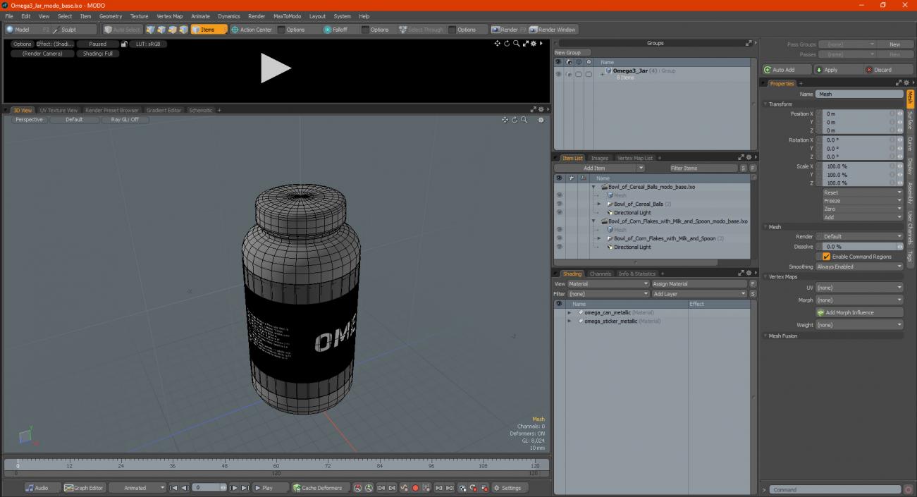 3D model Omega3 Jar