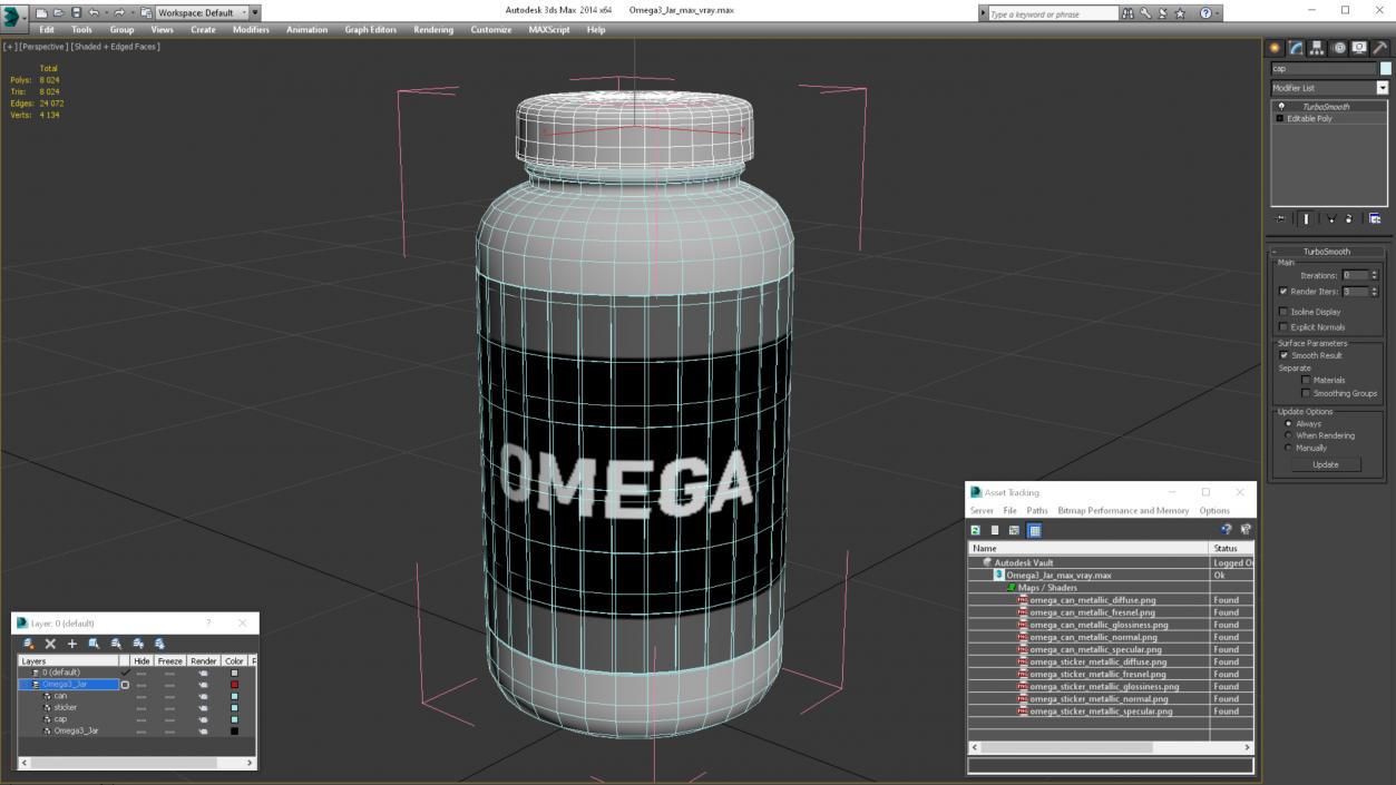 3D model Omega3 Jar