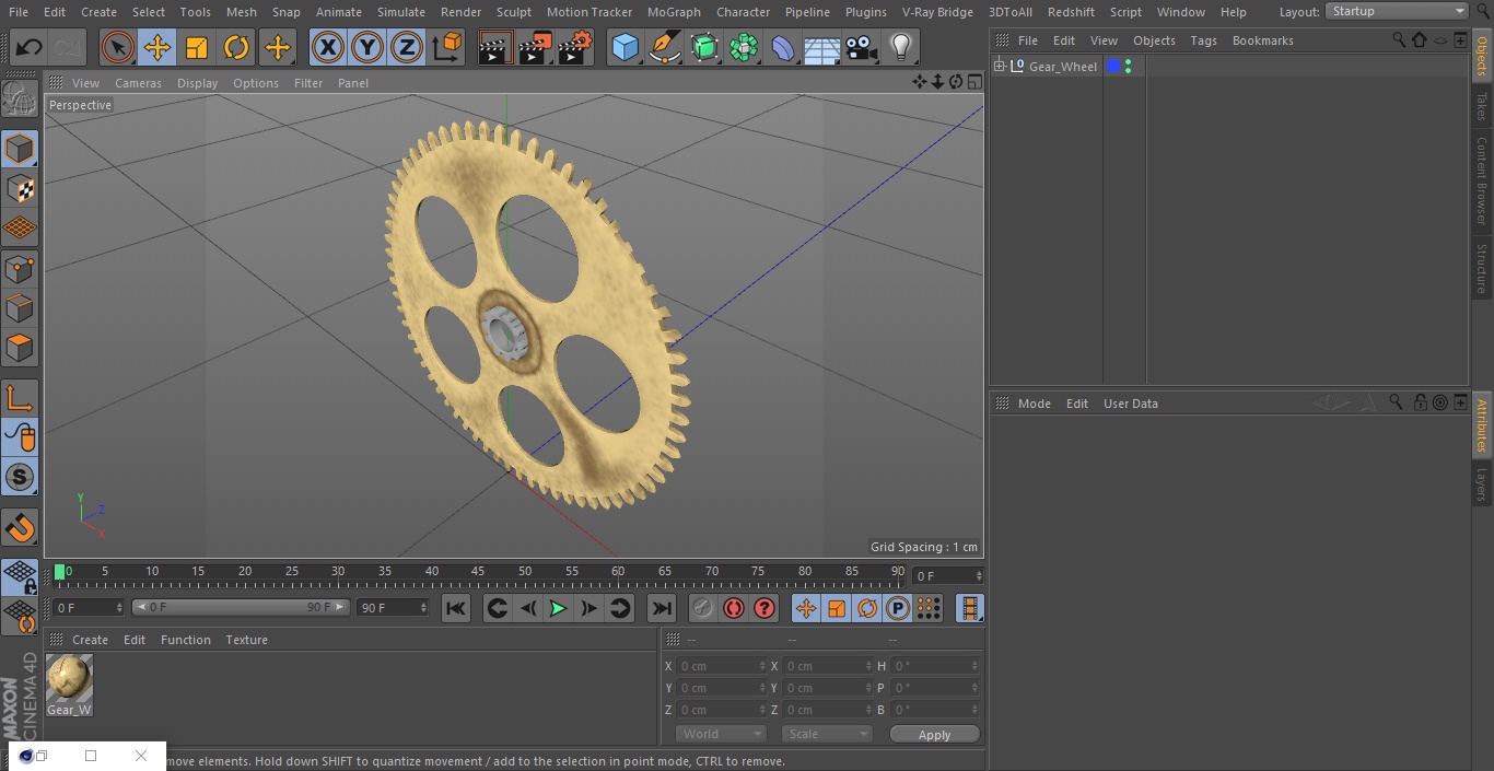 3D model Gear Wheel