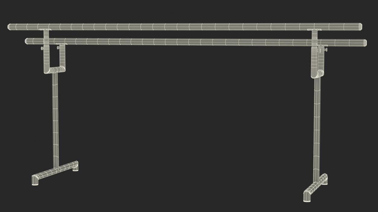 3D model Freestanding Ballet Barre