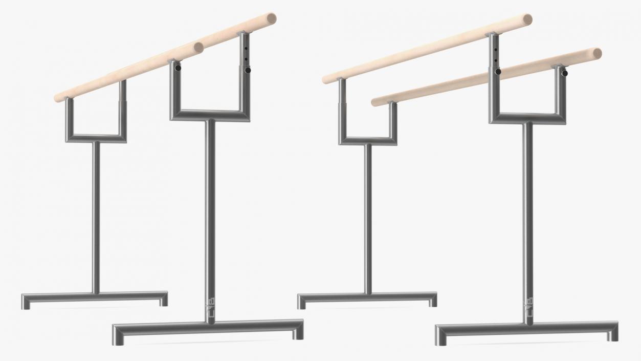 3D model Freestanding Ballet Barre