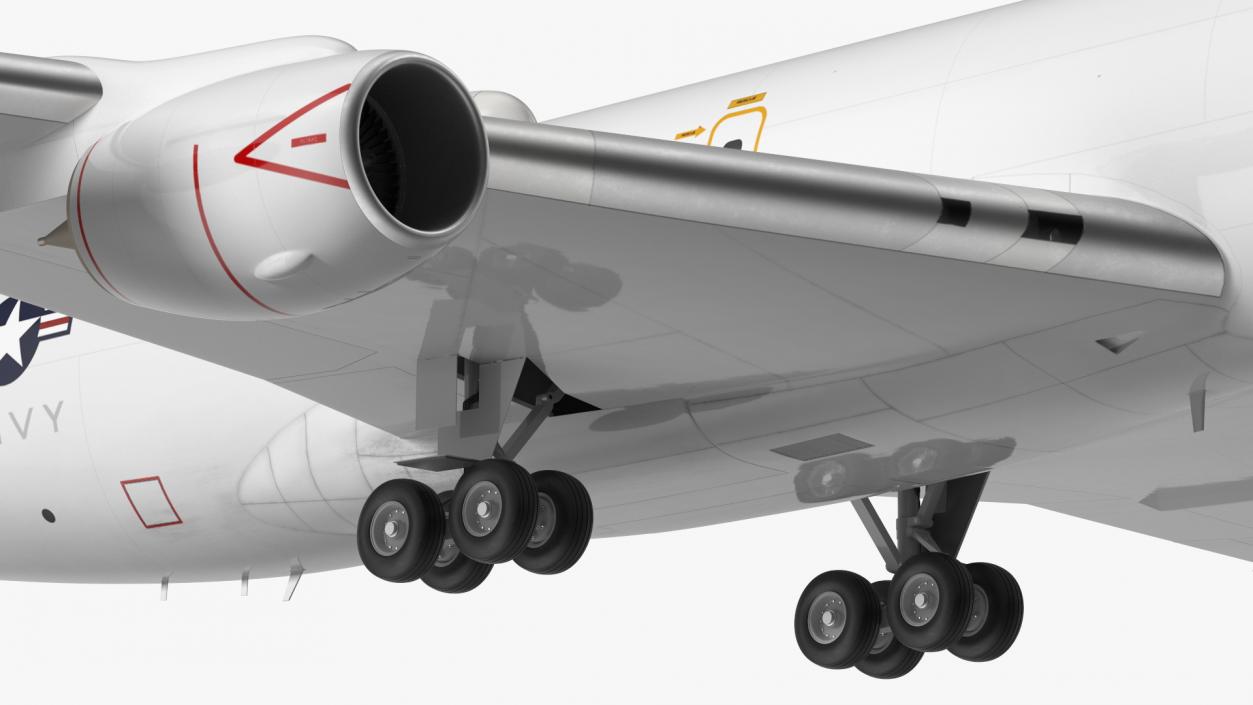 Boeing E-6 Mercury Aircraft Rigged 3D model