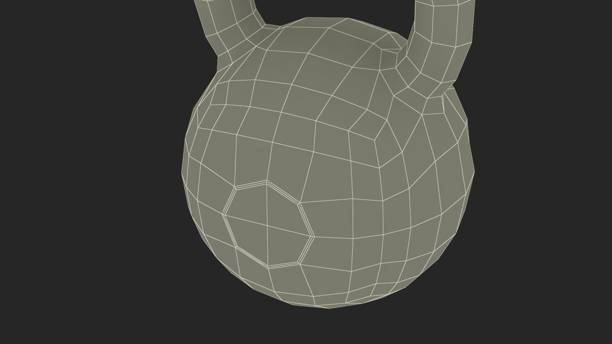 3D Fitness Kettlebell model