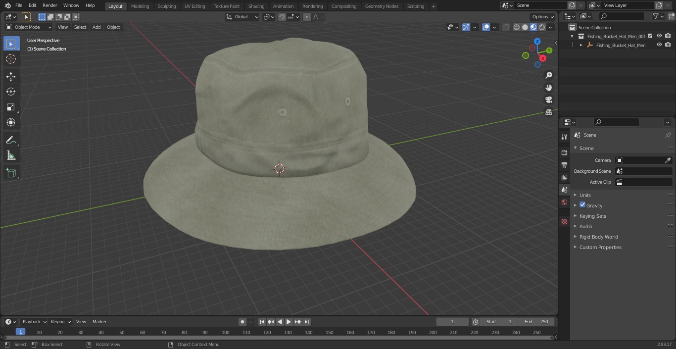 Fishing Bucket Hat Men 3D