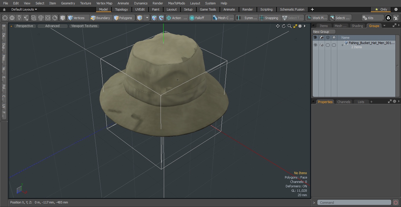 Fishing Bucket Hat Men 3D