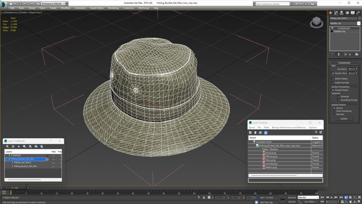 Fishing Bucket Hat Men 3D