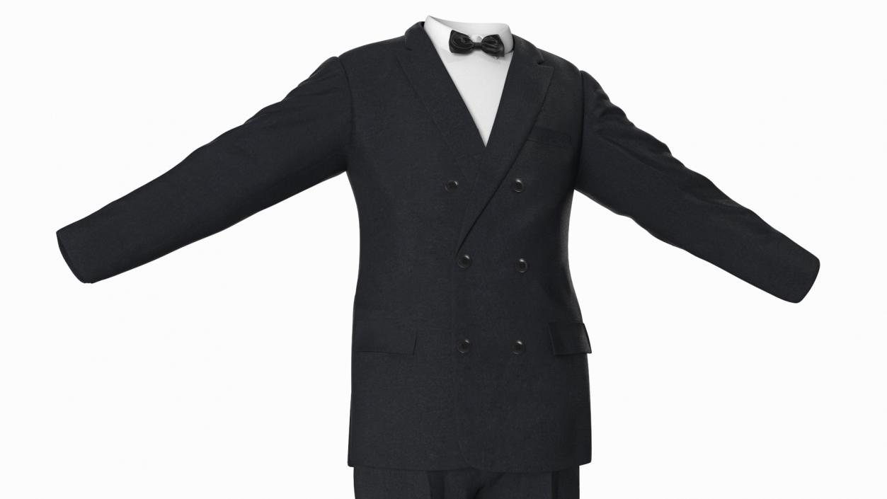 Men Wedding Tuxedo Suits Costume 3D