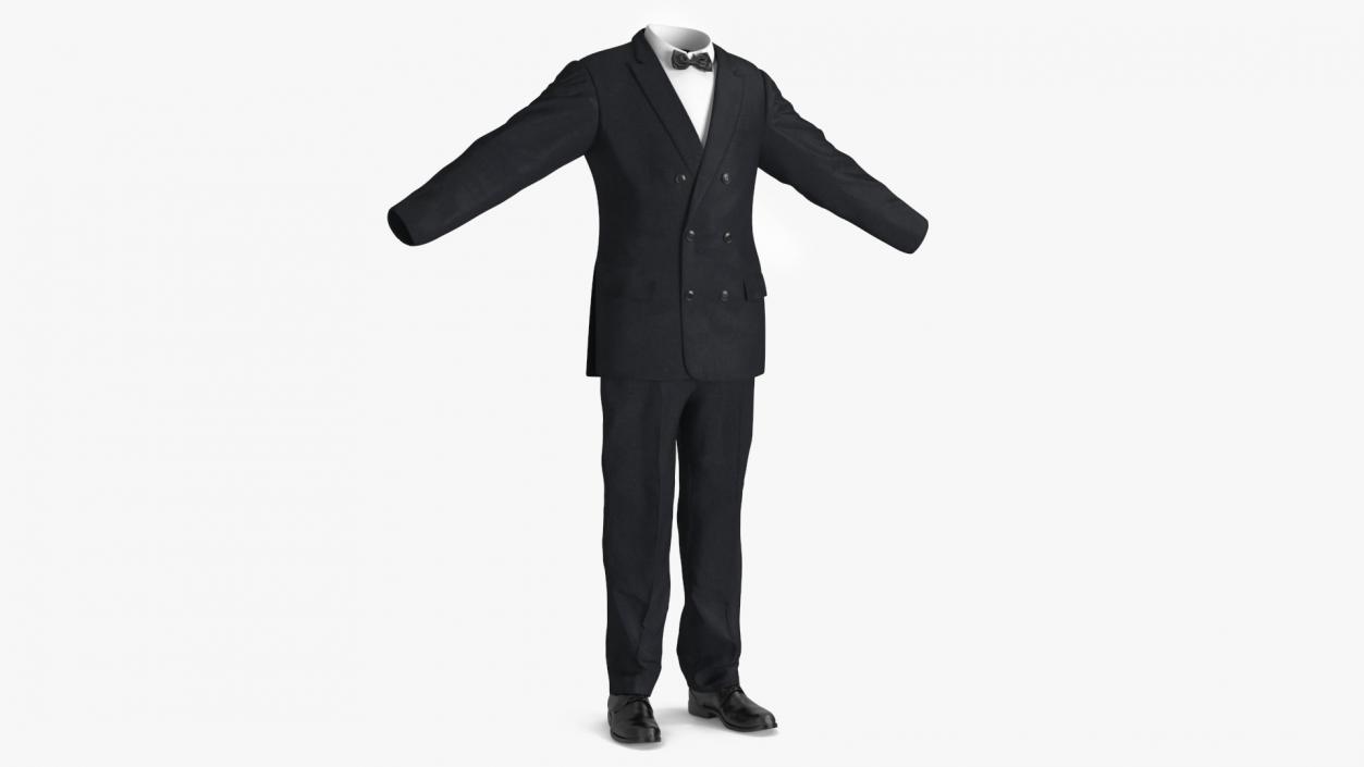 Men Wedding Tuxedo Suits Costume 3D