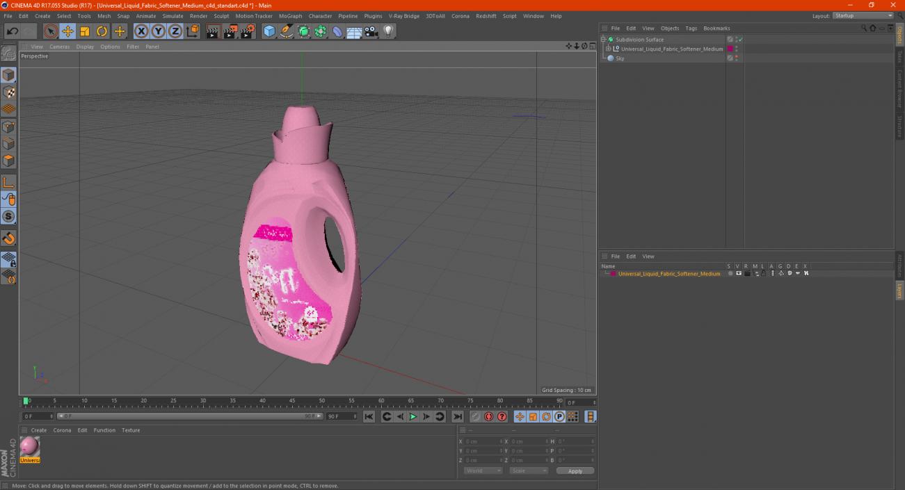 Universal Liquid Fabric Softener Medium 3D model