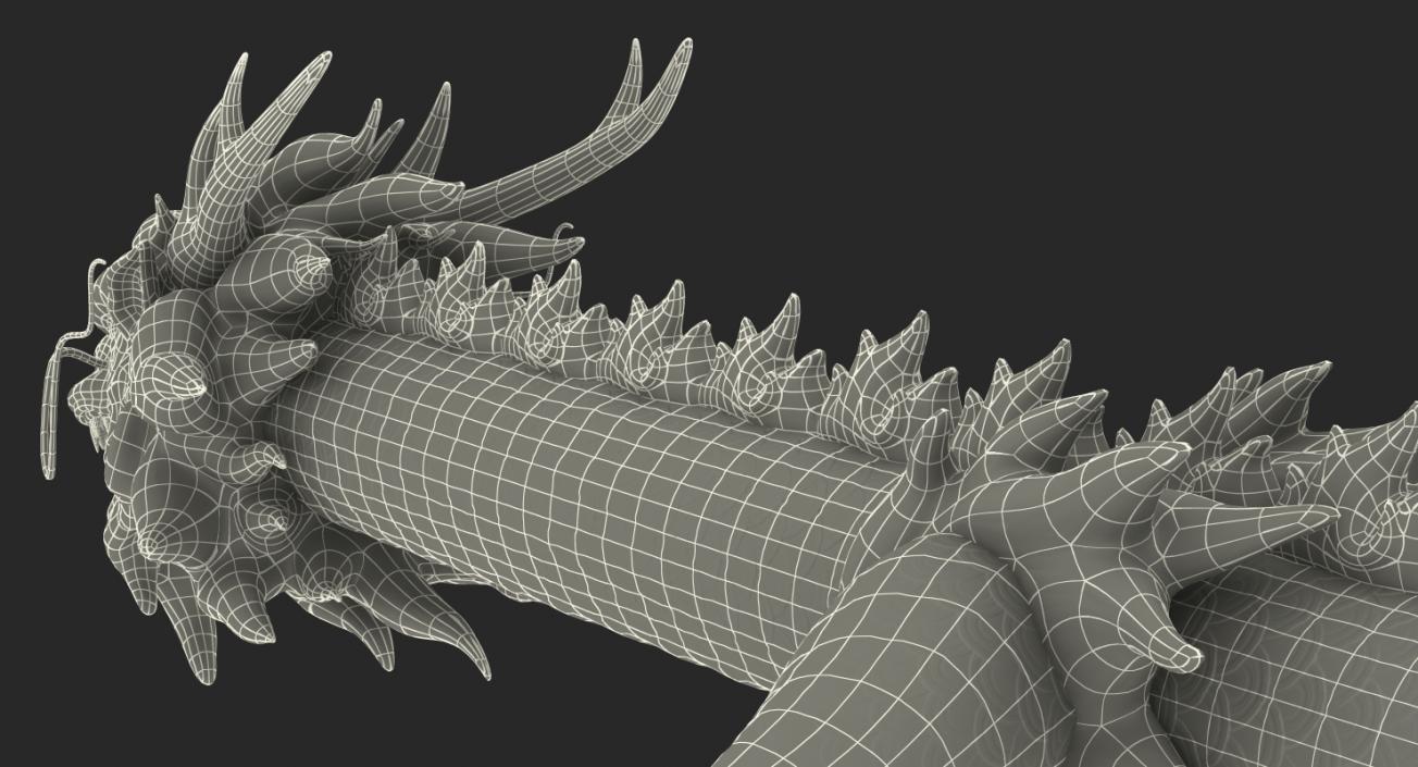 Traditional Chinese Dragon Neutral Pose 3D model