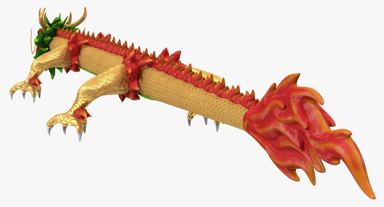 Traditional Chinese Dragon Neutral Pose 3D model