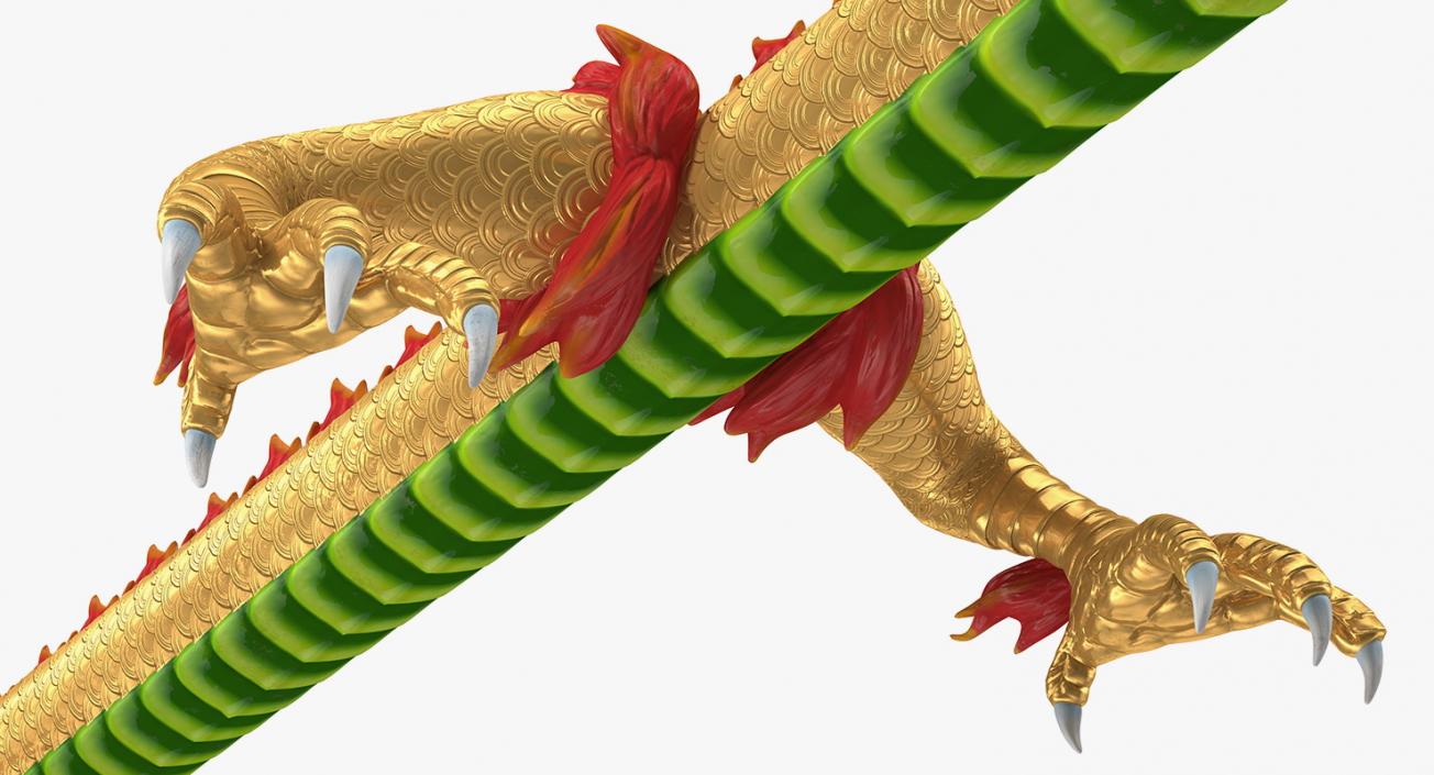 Traditional Chinese Dragon Neutral Pose 3D model