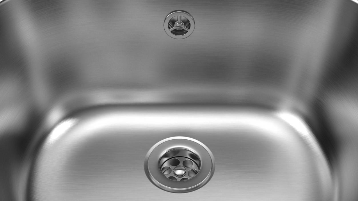 3D Oval Stainless Steel Inset Sink