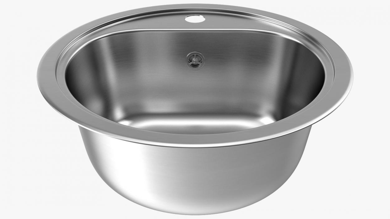 3D Oval Stainless Steel Inset Sink