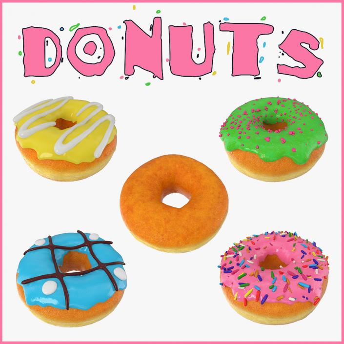 Donuts Collection 3D