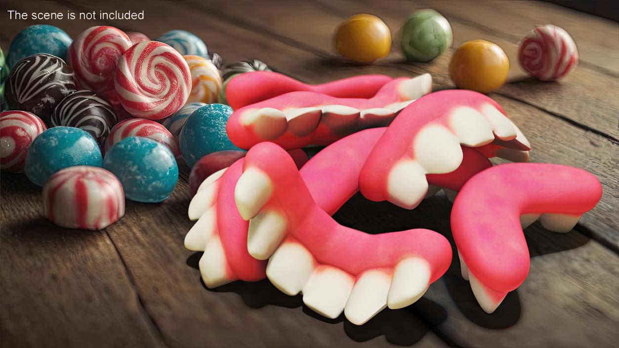 Gummy Teeth Candy 2 3D model